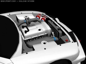 nissan skyline r33 gtr 3D Model