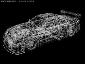 nissan skyline r33 gtr Modelo 3D