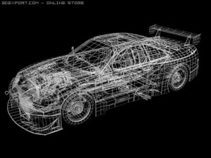 nissan skyline r33 gtr 3D Model
