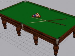 biliard table 3D Model