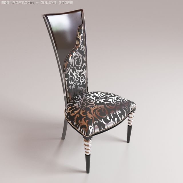 bellosedie chair art 3212 s 3Dモデル .c4d .max .obj .3ds .fbx .stl .blend 