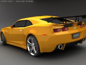 Camaro 2012 bumble bee - Transformer 2 3D 모델