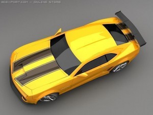 Camaro 2012 bumble bee - Transformer 2 3D 모델