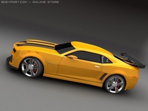Camaro 2012 bumble bee - Transformer 2 3D 모델