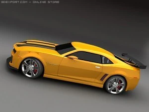 Camaro 2012 bumble bee - Transformer 2 3D Model