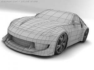 nissan 370 z 3D Model