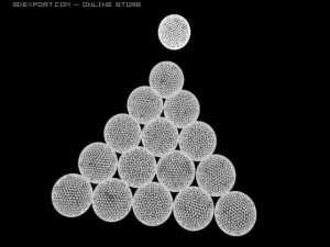render pass layer snooker Modelo 3D