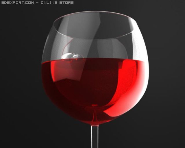 redwine Modello 3D .c4d .max .obj .3ds .fbx .stl .blend 