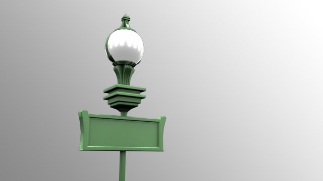 street light 3D 模型 .c4d .max .obj .3ds .fbx .stl .blend