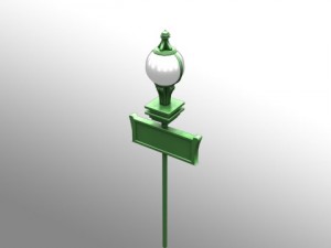 street light 3D 模型