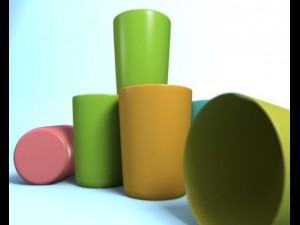 plastic cup Model 3D
