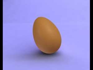 cg egg Model 3D