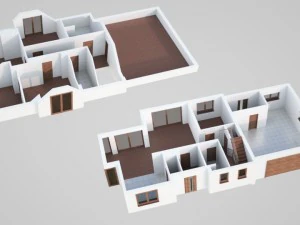 ハウス01c2 3Dモデル