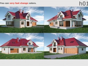 House 01c2 Modelo 3D
