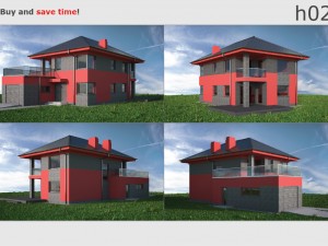 House 02c2 Modelo 3D