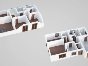 Дом 04с2 3D Модель