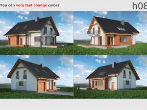 house 08c2 3D Модель