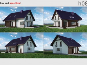 house 08c2 Model 3D