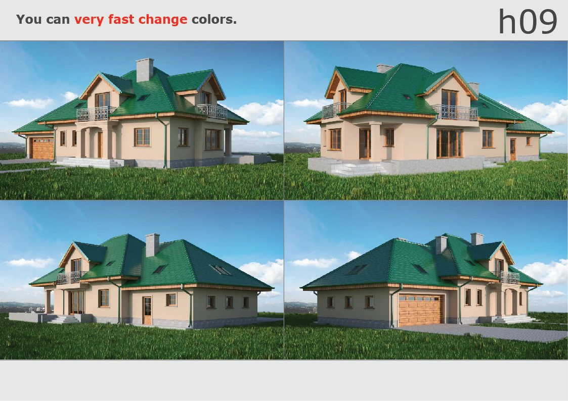 house 09c2 3D Model .c4d .max .obj .3ds .fbx .stl .blend 