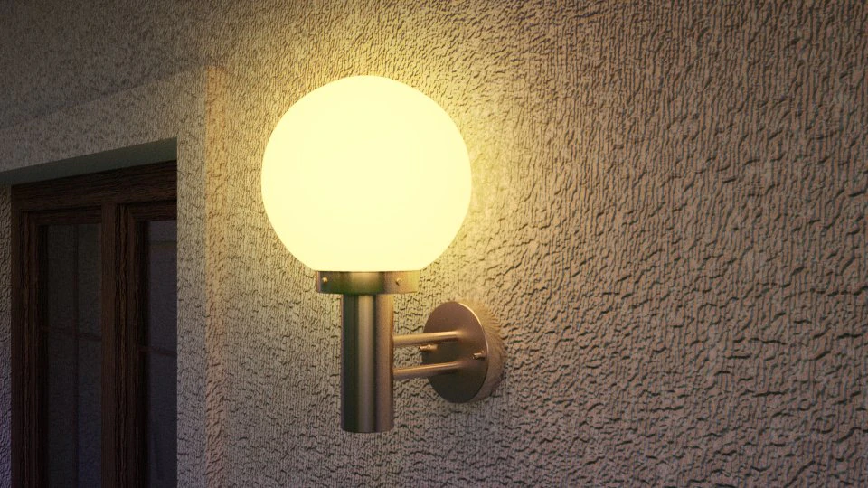 lamp-sconce 02 3D Model .c4d .max .obj .3ds .fbx .stl .blend 