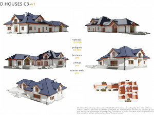 house c3v1 3D Модель