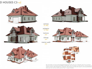 house c3v2 3D Модель
