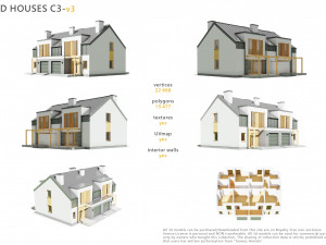 house c3v3 3D Модель