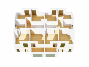 house c3v3 Modelo 3D