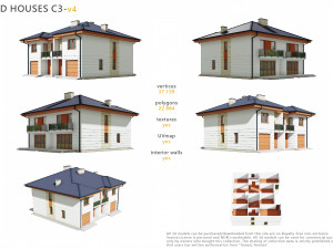 house c3v4 3D Модель