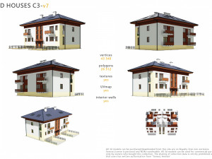 house c3v7 3D Модель