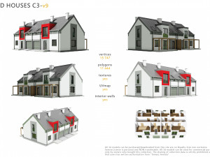 house c3v9 3D Модель