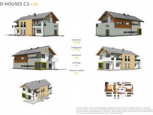 house c3v10 3D Модель