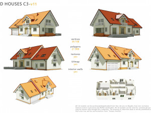 house c3v11 3D Модель