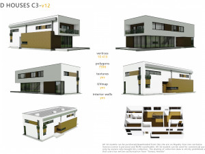 house c3v12 3D Модель