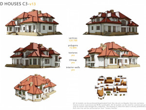 house c3v13 3D Модель