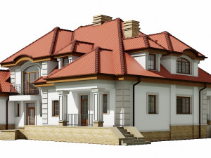 house c3v13 3Dモデル