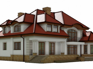 house c3v13 3Dモデル