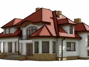 house c3v13 3Dモデル