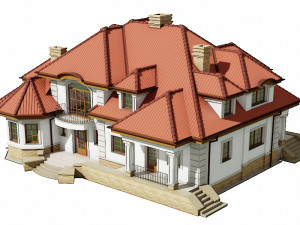 house c3v13 3Dモデル