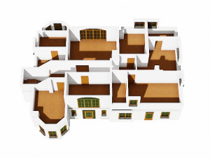 house c3v13 3Dモデル