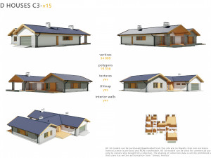 house c3v15 3D Модель