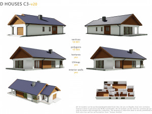 House c3v20 3D Модель