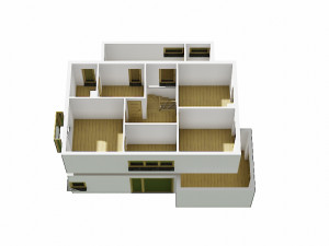house c3v22 3D मॉडल