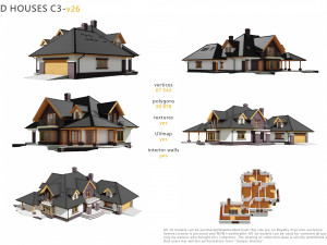 house c3v26 3D Модель