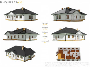 house c3v30 3D Модель