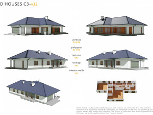 house c3v32 3D Модель