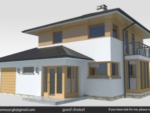 Bambo house Model 3D