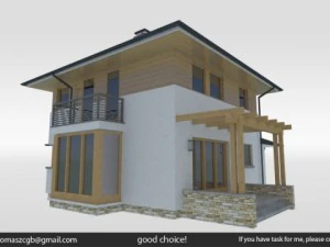 Collection de maisons Modèle 3D