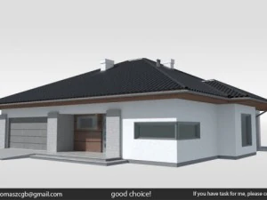 Collection de maisons Modèle 3D