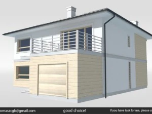 Collection de maisons Modèle 3D